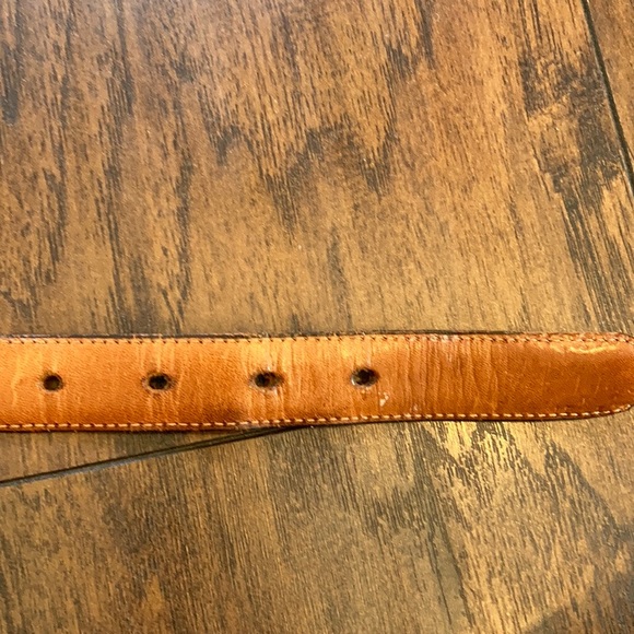 Coach Mocha Leather Belt - Picture 6 of 7